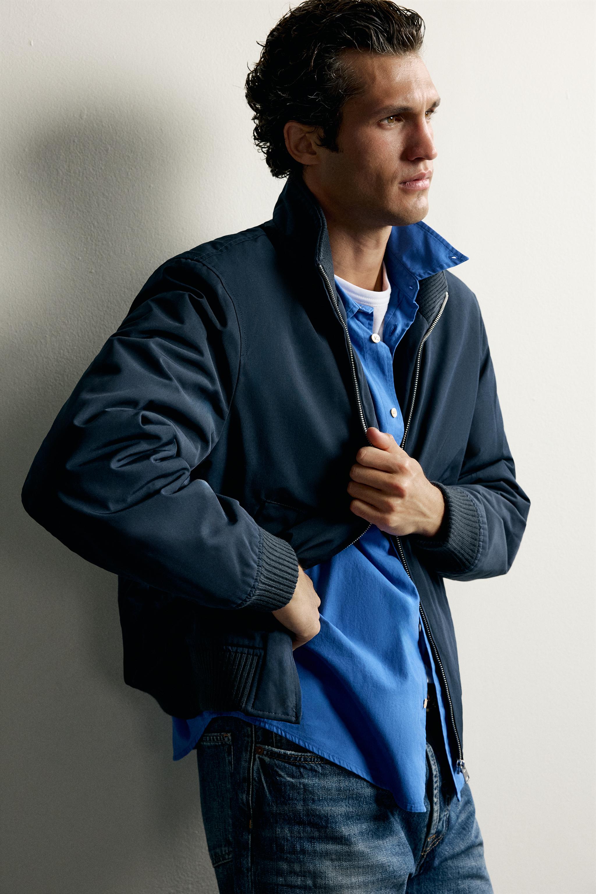 BLOUSON BOMBER REGULAR FIT MATELASSÉ